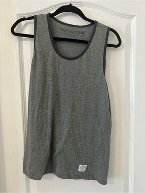 Indigenous Heather Gray Tank with Dark Trim